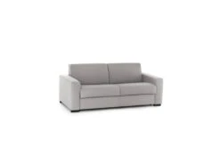 Canapé Dababo, Canapé 2 Places, 100% Made In Italy, Canapé De Salon à Ouverture Pivotante, En Tissu Matelassé, Avec Accoudoirs Fins, Cm 160x95h90, Gris