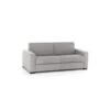 Canapé Daaze, Canapé 2 Places, 100% Made In Italy, Canapé De Salon à Ouverture Pivotante, En Tissu Matelassé, Avec Accoudoirs Standards, Cm 180x95h90, Gris