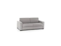 Canapé Dabagn, Grand Canapé 2 Places, 100% Made In Italy, Canapé De Salon à Ouverture Pivotante, En Tissu Matelassé, Avec Accoudoirs Standards, Cm 200x95h90, Gris