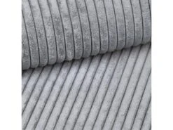 Canapé D'angle Réversible Et Convertible 3 Places Avec Coffre Isaac Mini Velours Côtelé Gris Clair -Deco.fr Soldes Boutique canape 13614139