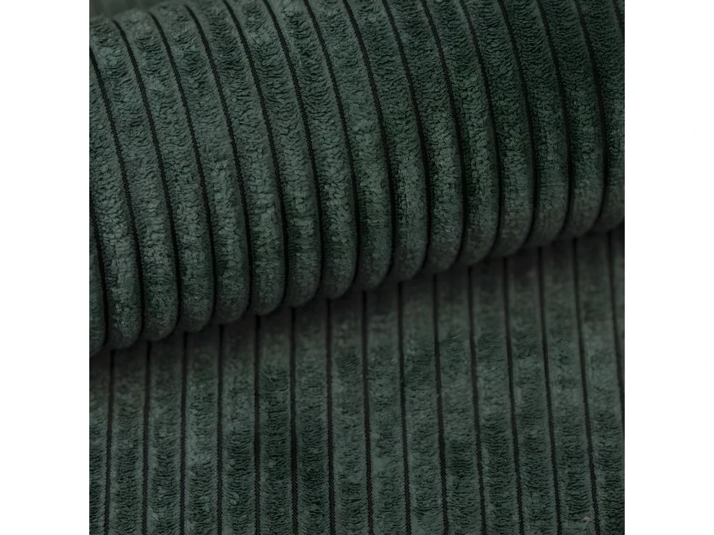 Canapé D'angle Réversible Et Convertible 3 Places Avec Coffre Robin Velours Côtelé Vert Sapin 5 Canapé D'angle Réversible Et Convertible 3 Places Avec Coffre Robin Velours Côtelé Vert Sapin – Image 5