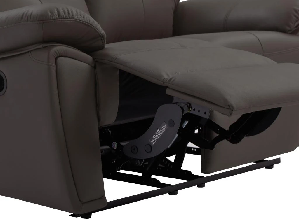 Canapé 2 Places Relax En Cuir Marron VINETA 7 Canapé 2 Places Relax En Cuir Marron VINETA – Image 7