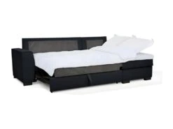 Canapé Angle Convertible Réversible 4 Places - Tissu Bleu Foncé - HEXAGONE -Deco.fr Soldes Boutique canape 13921651