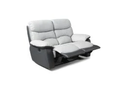 Canapé 2 Places Relax Manuel - Simili Gris Clair Et Gris Foncé - SOBRAL 8 Canapé 2 Places Relax Manuel - Simili Gris Clair Et Gris Foncé - SOBRAL -Deco.fr Soldes Boutique canape 13923851