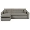 Canapé D'angle Convertible Et Réversible 3 Places - Tissu Taupe -ROMAN -Deco.fr Soldes Boutique canape 13957269
