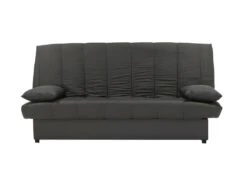 Banquette Clic Clac 3 Places - Tissu Anthracite - Style Contemporain - MILA