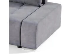 Canapé D'angle Convertible Gauche 4 Places Avec Coffre Jonas Gris Foncé -Deco.fr Soldes Boutique canape 14018463