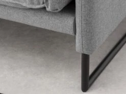 Canapé D'angle Gauche En Tissu Gris Clair LESPI -Deco.fr Soldes Boutique canape 14020697