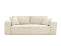 Canapé 4 Places Convertible Express En Velours Côtelé Beige AMELIA -Couchage 160 Cm - Matelas 14 Cm Avec Mémoire De Forme DUNLOPILLO 11 Canapé 4 Places Convertible Express En Velours Côtelé Beige AMELIA -Couchage 160 Cm - Matelas 14 Cm Avec Mémoire De Forme DUNLOPILLO -Deco.fr Soldes Boutique canape 14290251