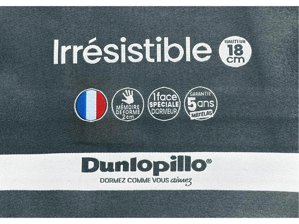 Canapé 4 Places Convertible Express En Velours CALITO - Bleu Nuit - Couchage 160 Cm - Matelas 18 Cm Avec Mémoire De Forme DUNLOPILLO 4 Canapé 4 Places Convertible Express En Velours CALITO - Bleu Nuit - Couchage 160 Cm - Matelas 18 Cm Avec Mémoire De Forme DUNLOPILLO – Image 4