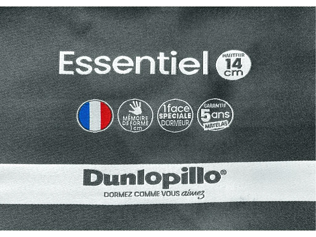 Canapé 4 Places Convertible Express En Velours Côtelé Beige AMELIA -Couchage 160 Cm - Matelas 14 Cm Avec Mémoire De Forme DUNLOPILLO 9 Canapé 4 Places Convertible Express En Velours Côtelé Beige AMELIA -Couchage 160 Cm - Matelas 14 Cm Avec Mémoire De Forme DUNLOPILLO – Image 9