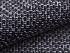 Canapé D'angle Gauche Panoramique Convertible En Tissu Texturé Et Simili Gris Et Noir SONDRIO -Deco.fr Soldes Boutique canape 14411027