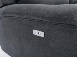 Canapé 2 Places Relax électrique En Tissu Anthracite URSULA II 15 Canapé 2 Places Relax électrique En Tissu Anthracite URSULA II -Deco.fr Soldes Boutique canape 14455359