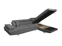 Canapé D'angle RIO Convertible Avec Coffre En Microfibre - Angle Droit, Gris 16 Canapé D'angle RIO Convertible Avec Coffre En Microfibre - Angle Droit, Gris -Deco.fr Soldes Boutique canape 14641187