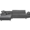 Canapé D'angle RIO Convertible Avec Coffre En Microfibre - Angle Gauche, Gris 15 Canapé D'angle RIO Convertible Avec Coffre En Microfibre - Angle Gauche, Gris -Deco.fr Soldes Boutique canape 14641249