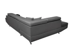 Canapé D'angle RIO Convertible Avec Coffre En Microfibre - Angle Gauche, Gris -Deco.fr Soldes Boutique canape 14641265