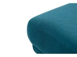 Canapé D'Angle Panoramique MAIA Convertible En Tissu - Angle Droit, Bleu Canard -Deco.fr Soldes Boutique canape 14643983