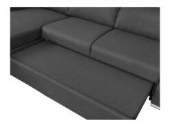 Canapé D'angle KEI Réversible Convertible En Tissu - Gris Anthracite -Deco.fr Soldes Boutique canape 14647155