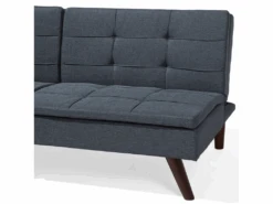 Canapé Convertible 3 Places En Tissu Gris RONNE 17 Canapé Convertible 3 Places En Tissu Gris RONNE -Deco.fr Soldes Boutique canape 14825637