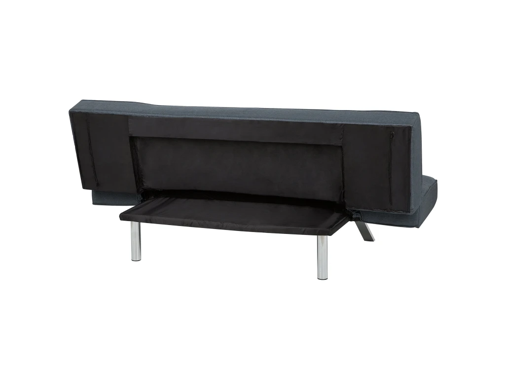 Canapé Convertible 3 Places En Tissu Bleu Foncé BRISTOL 8 Canapé Convertible 3 Places En Tissu Bleu Foncé BRISTOL – Image 8