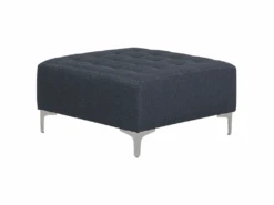 Canapé Panoramique Convertible En Tissu Gris Foncé 5 Places Avec Pouf ABERDEEN -Deco.fr Soldes Boutique canape 14826317