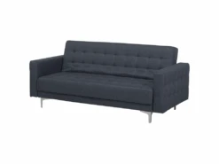 Canapé Convertible 3 Places En Tissu Gris Foncé ABERDEEN -Deco.fr Soldes Boutique canape 14826411