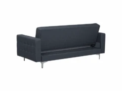 Canapé Convertible 3 Places En Tissu Gris Foncé ABERDEEN -Deco.fr Soldes Boutique canape 14826415