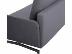 Canapé Convertible 2 Places En Tissu Gris BELFAST -Deco.fr Soldes Boutique canape 14826565