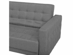 Canapé Angle Droite Convertible En Tissu Gris 4 Places ABERDEEN -Deco.fr Soldes Boutique canape 14826747