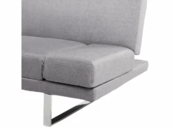 Canapé Convertible 2 Places En Tissu Gris Clair YORK -Deco.fr Soldes Boutique canape 14826815