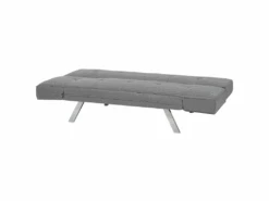 Canapé Convertible 3 Places En Tissu Gris Clair BRISTOL -Deco.fr Soldes Boutique canape 14828907