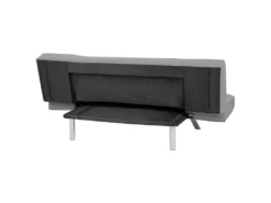 Canapé Convertible 3 Places En Tissu Gris Clair BRISTOL -Deco.fr Soldes Boutique canape 14828909