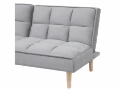 Canapé Convertible 3 Places En Tissu Gris Clair SILJAN 19 Canapé Convertible 3 Places En Tissu Gris Clair SILJAN -Deco.fr Soldes Boutique canape 14878019