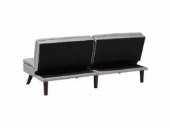 Canapé Convertible 3 Places En Tissu Gris Clair RONNE -Deco.fr Soldes Boutique canape 14878191