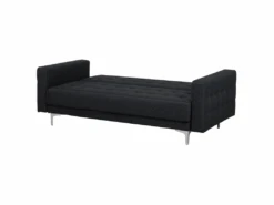 Canapé Convertible 3 Places En Tissu Gris Graphite ABERDEEN -Deco.fr Soldes Boutique canape 14927489