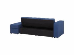 Canapé Convertible 3 Places En Tissu Bleu Marine FALSTER -Deco.fr Soldes Boutique canape 14927729