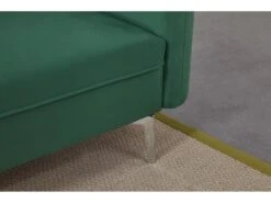 BETTY - Canapé Design Convertible 3 Places En Velours Vert 15 BETTY - Canapé Design Convertible 3 Places En Velours Vert -Deco.fr Soldes Boutique canape 14978355