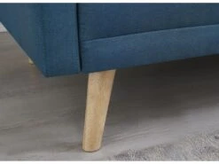 Wooden - Canapé Scandinave Convertible 3 Places Bleu Canard -Deco.fr Soldes Boutique canape 14978701