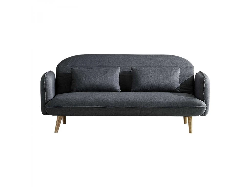 Sotchi Gris - Canapé Convertible Scandinave - 3 Places 2 Sotchi Gris - Canapé Convertible Scandinave - 3 Places – Image 2