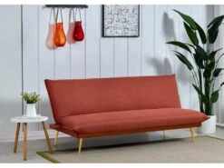 ISA - Banquette Clic Clac Rose Foncé -Deco.fr Soldes Boutique canape 15000575