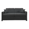 XENON Canapé Convertible 3 Places Gris Ardoise Matelas Dunlopillo 140cm -Deco.fr Soldes Boutique canape 15812621