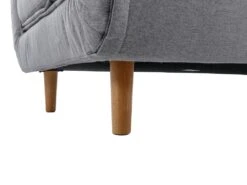 Canapé 2 Places Convertible En Tissu Gris Clair URIBIA -Deco.fr Soldes Boutique canape 15882705