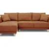 Canapé D'angle Convertible Réversible 3-4 Places CLAUDIUS - Tissu Terracotta - Coffre De Rangement - L 244 X P 158 X H 95 Cm 11 Canapé D'angle Convertible Réversible 3-4 Places CLAUDIUS - Tissu Terracotta - Coffre De Rangement - L 244 X P 158 X H 95 Cm -Deco.fr Soldes Boutique canape 15971839