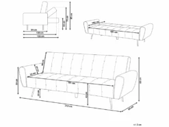 Canapé Convertible 3 Places En Velours Rouge Bordeaux SELNES 12 Canapé Convertible 3 Places En Velours Rouge Bordeaux SELNES -Deco.fr Soldes Boutique canape 16167337