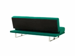 Canapé Convertible 2 Places En Velours Vert YORK 15 Canapé Convertible 2 Places En Velours Vert YORK -Deco.fr Soldes Boutique canape 16171971