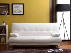 Canapé Convertible Clic-clac MAXIME En Simili - Noir 11 Canapé Convertible Clic-clac MAXIME En Simili - Noir -Deco.fr Soldes Boutique canape 165334