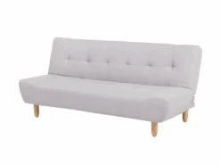 Canapé Convertible 3 Places En Tissu Gris Clair ALSTEN -Deco.fr Soldes Boutique canape 16645787