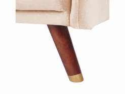 Canapé Convertible 3 Places En Velours Beige SENJA 19 Canapé Convertible 3 Places En Velours Beige SENJA -Deco.fr Soldes Boutique canape 16651735