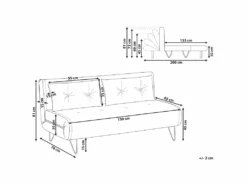 Banquette Convertible 2 Places En Velours Vert Foncé VESTFOLD 12 Banquette Convertible 2 Places En Velours Vert Foncé VESTFOLD -Deco.fr Soldes Boutique canape 16653341