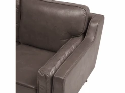 Canapé 3 Places En Cuir PU Marron LOKKA -Deco.fr Soldes Boutique canape 16663679